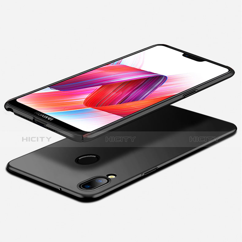 Handyhülle Hülle Kunststoff Schutzhülle Matt M03 für Huawei Nova 3e Schwarz