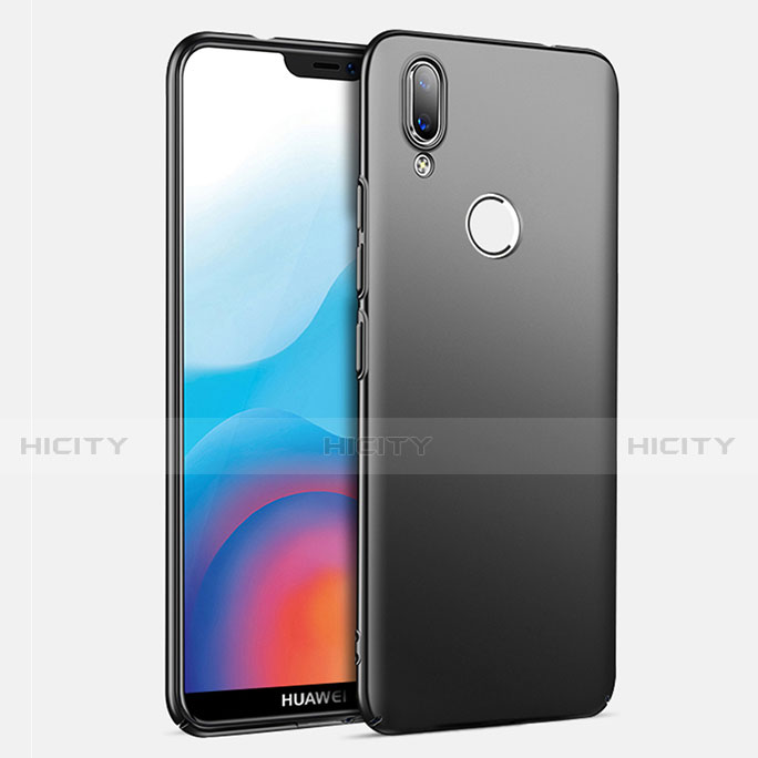 Handyhülle Hülle Kunststoff Schutzhülle Matt M03 für Huawei Nova 3e Schwarz