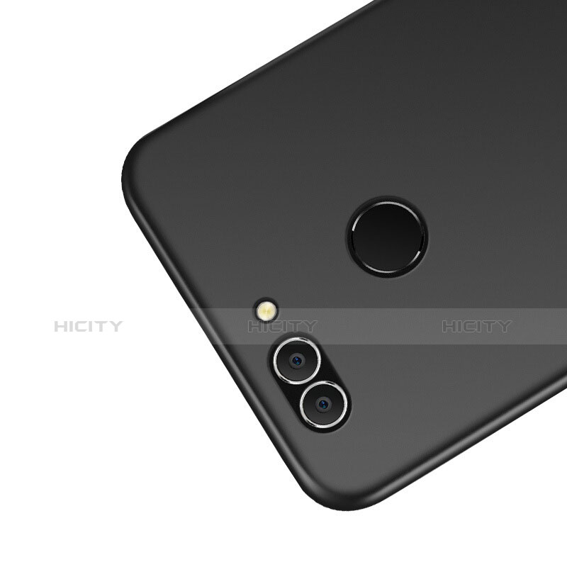 Handyhülle Hülle Kunststoff Schutzhülle Matt M03 für Huawei P Smart Schwarz