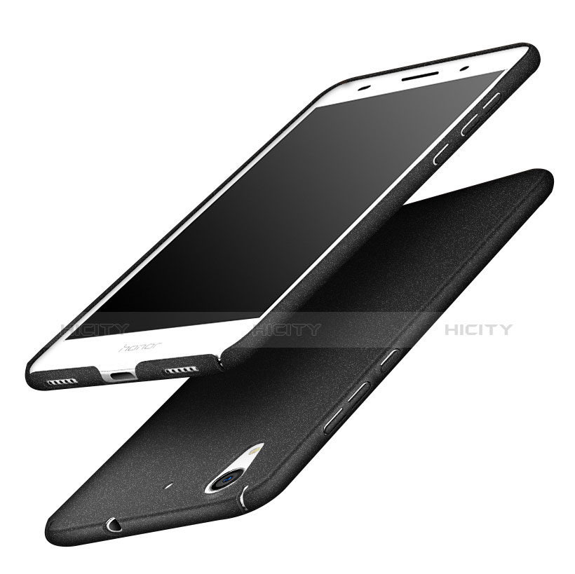 Handyhülle Hülle Kunststoff Schutzhülle Matt M03 für Huawei Y6 II 5 5 Schwarz