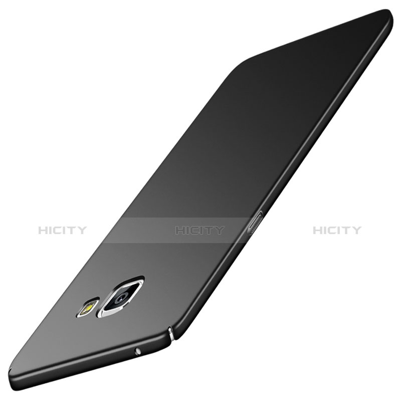 Handyhülle Hülle Kunststoff Schutzhülle Matt M03 für Samsung Galaxy A5 (2016) SM-A510F Schwarz