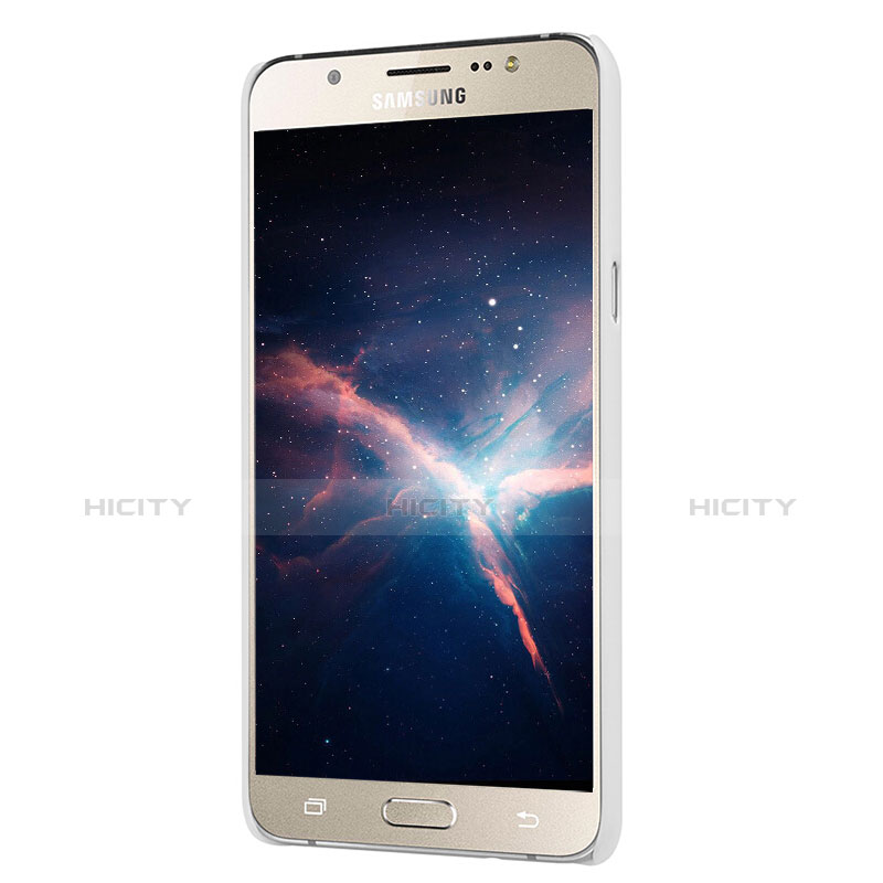 Handyhülle Hülle Kunststoff Schutzhülle Matt M03 für Samsung Galaxy J7 (2016) J710F J710FN Weiß groß