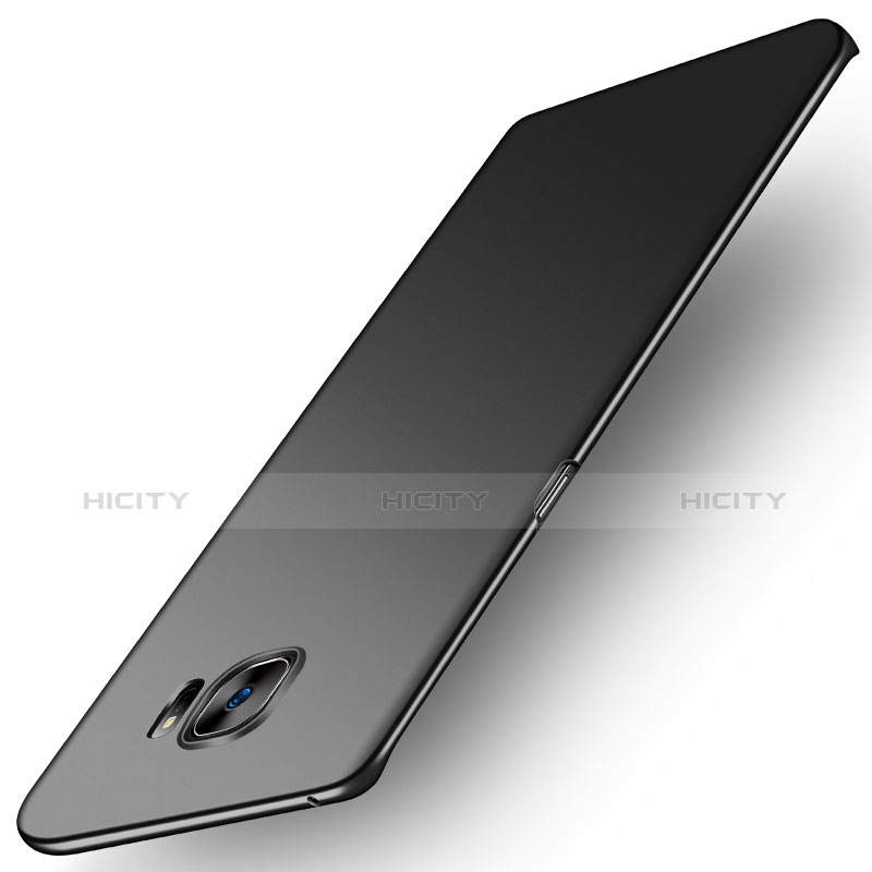 Handyhülle Hülle Kunststoff Schutzhülle Matt M03 für Samsung Galaxy S7 Edge G935F Schwarz groß