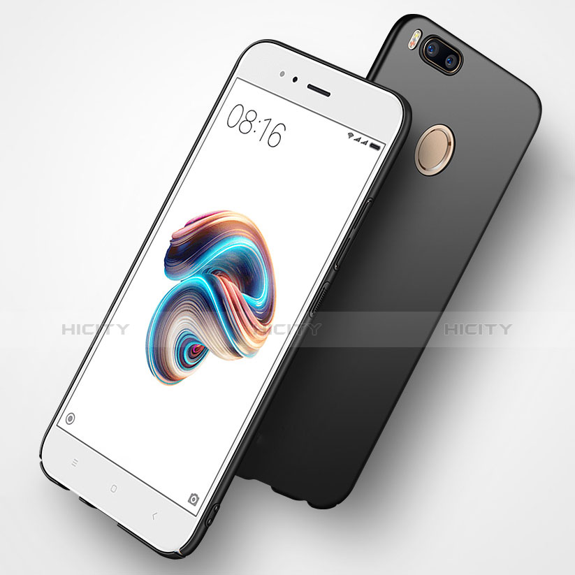 Handyhülle Hülle Kunststoff Schutzhülle Matt M03 für Xiaomi Mi 5X Schwarz groß