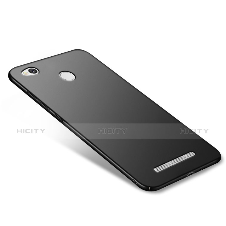 Handyhülle Hülle Kunststoff Schutzhülle Matt M03 für Xiaomi Redmi 3S Prime Schwarz