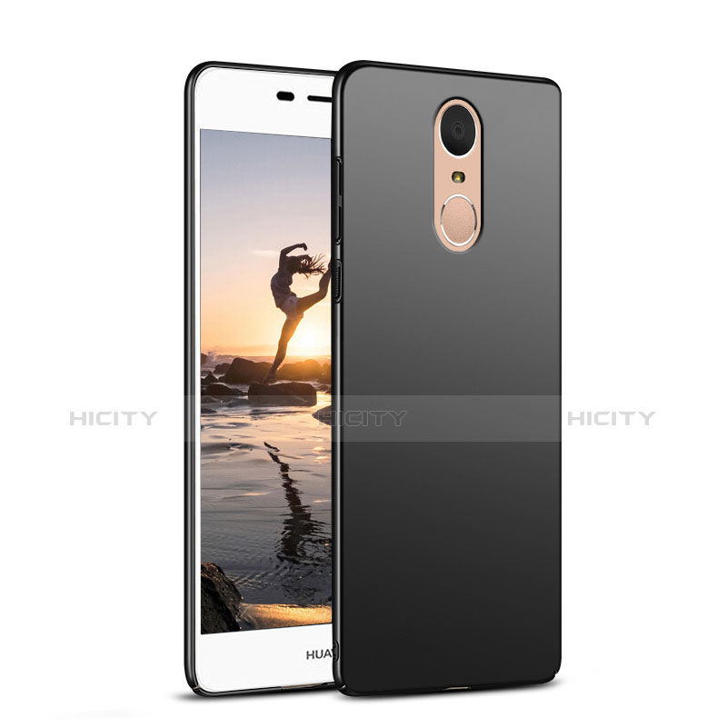 Handyhülle Hülle Kunststoff Schutzhülle Matt M04 für Huawei Enjoy 6 Schwarz