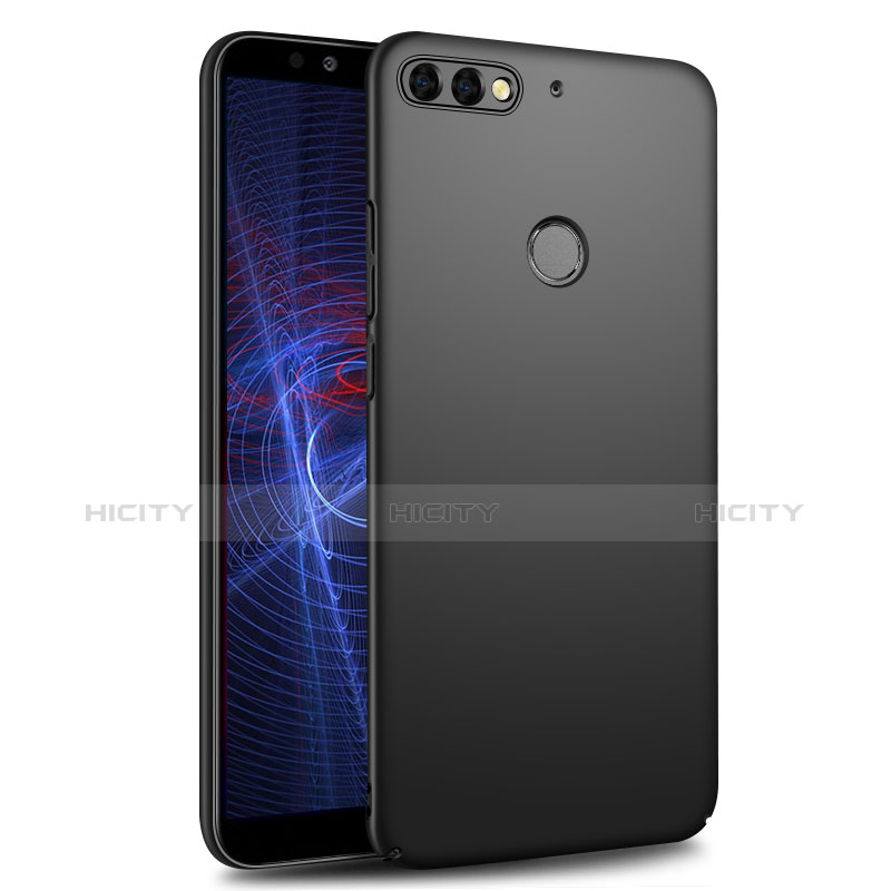 Handyhülle Hülle Kunststoff Schutzhülle Matt M04 für Huawei Honor 7C Schwarz