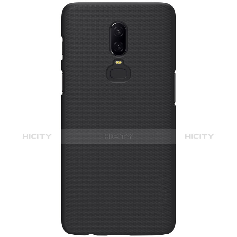 Handyhülle Hülle Kunststoff Schutzhülle Matt M04 für OnePlus 6 Schwarz