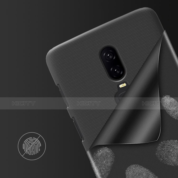 Handyhülle Hülle Kunststoff Schutzhülle Matt M04 für OnePlus 6 Schwarz