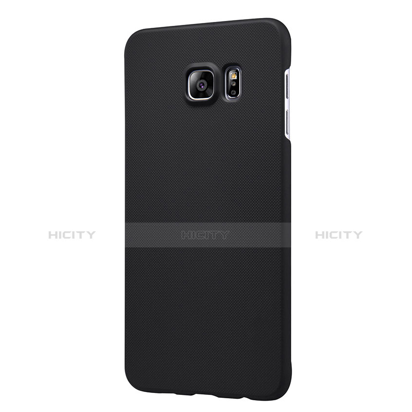 Handyhülle Hülle Kunststoff Schutzhülle Matt M04 für Samsung Galaxy S6 Edge+ Plus SM-G928F Schwarz