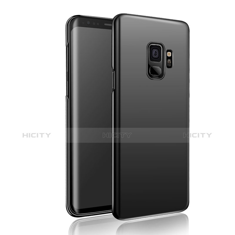 Handyhülle Hülle Kunststoff Schutzhülle Matt M04 für Samsung Galaxy S9 Schwarz Plus