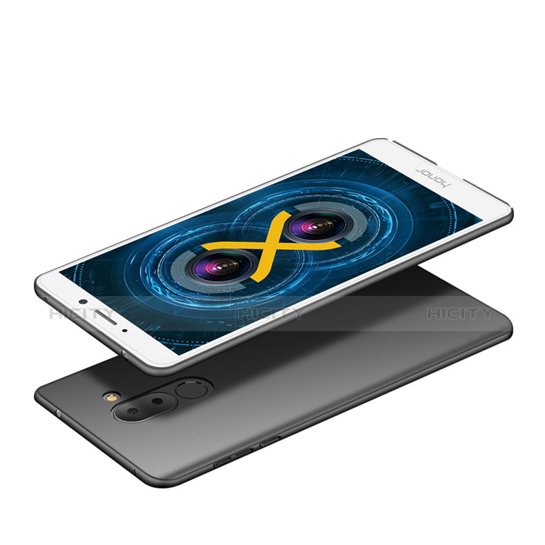 Handyhülle Hülle Kunststoff Schutzhülle Matt M05 für Huawei Honor 6X Pro Schwarz