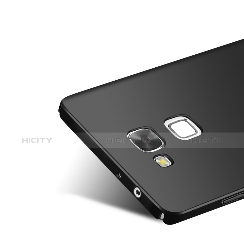 Handyhülle Hülle Kunststoff Schutzhülle Matt M05 für Huawei Mate 7 Schwarz