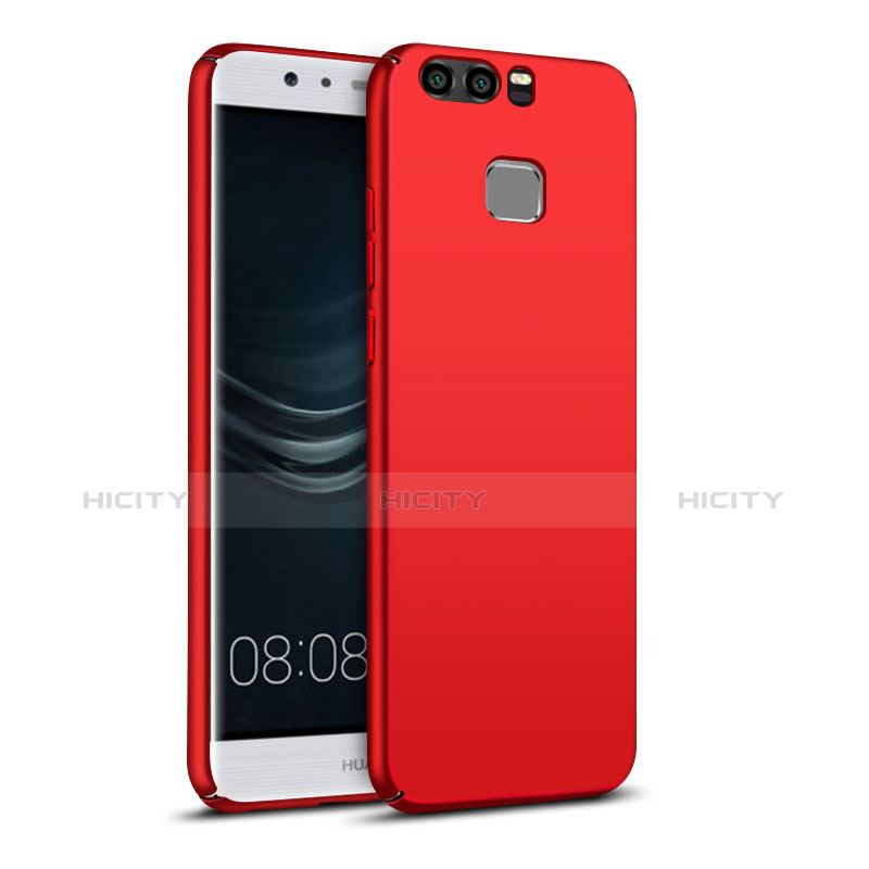 Handyhülle Hülle Kunststoff Schutzhülle Matt M05 für Huawei P9 Rot