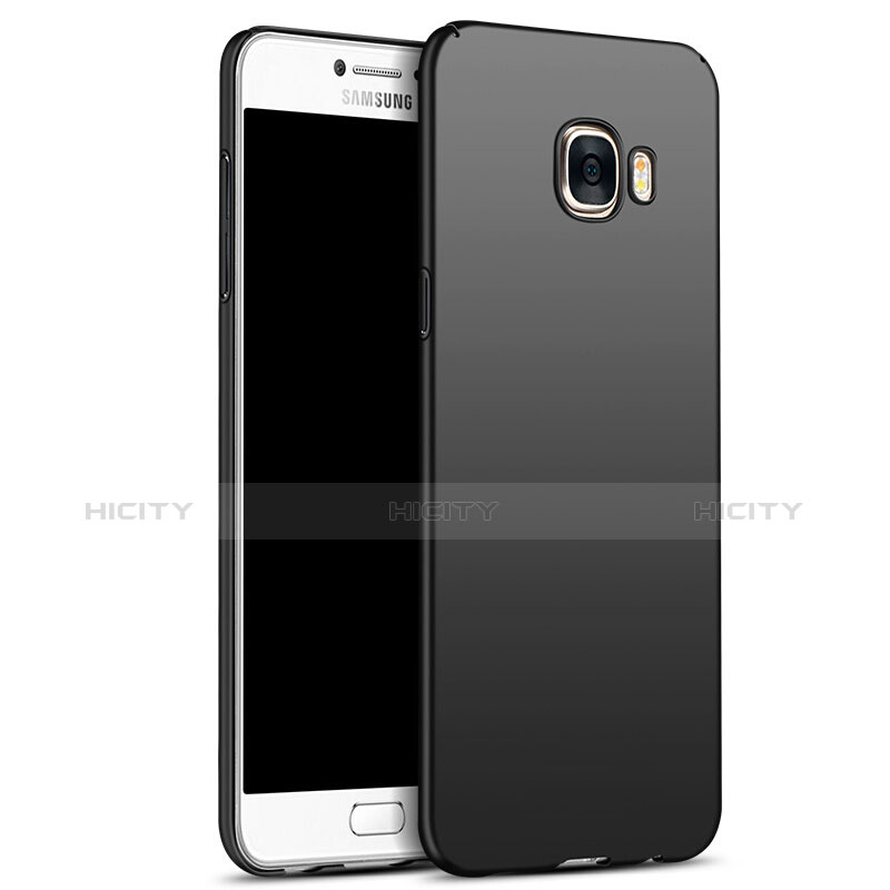 Handyhülle Hülle Kunststoff Schutzhülle Matt M05 für Samsung Galaxy C5 SM-C5000 Schwarz