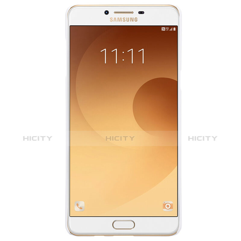 Handyhülle Hülle Kunststoff Schutzhülle Matt M05 für Samsung Galaxy C9 Pro C9000 Weiß