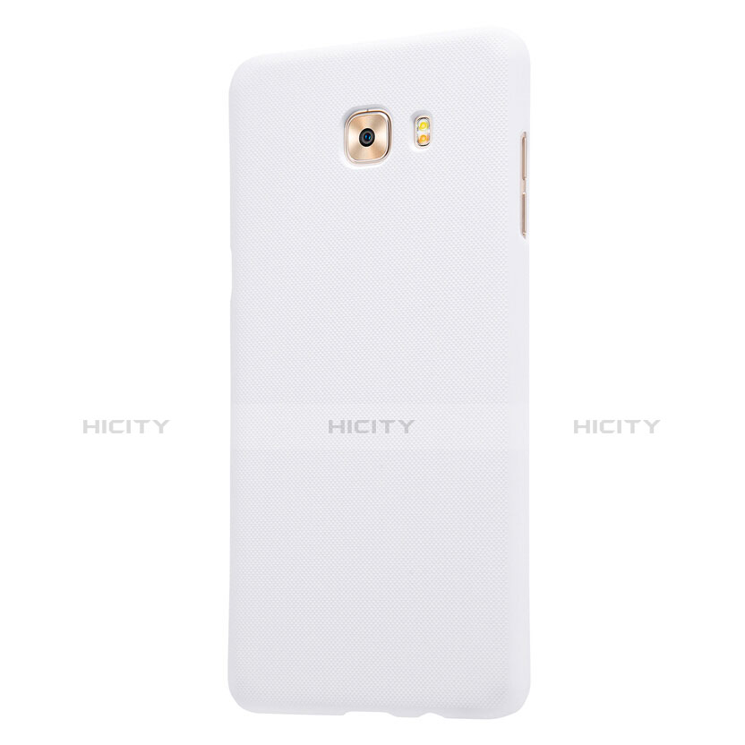 Handyhülle Hülle Kunststoff Schutzhülle Matt M05 für Samsung Galaxy C9 Pro C9000 Weiß