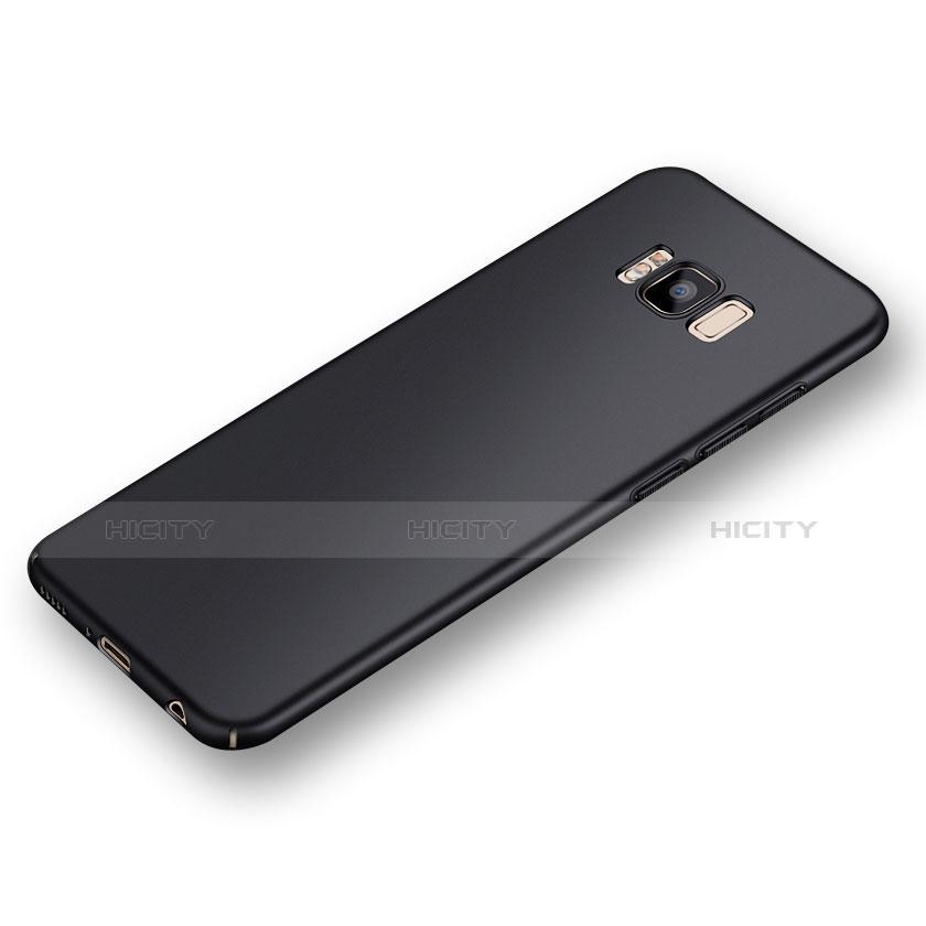 Handyhülle Hülle Kunststoff Schutzhülle Matt M05 für Samsung Galaxy S8 Plus Schwarz groß