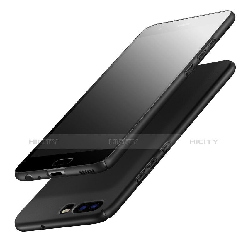 Handyhülle Hülle Kunststoff Schutzhülle Matt M06 für Huawei P10 Schwarz