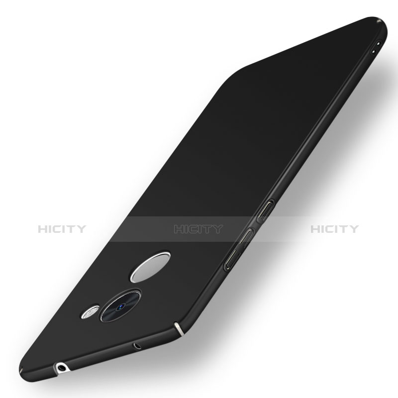 Handyhülle Hülle Kunststoff Schutzhülle Matt M06 für Huawei Y7 Prime Schwarz