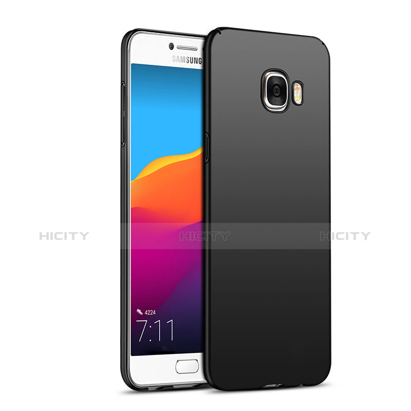 Handyhülle Hülle Kunststoff Schutzhülle Matt M06 für Samsung Galaxy C5 SM-C5000 Schwarz