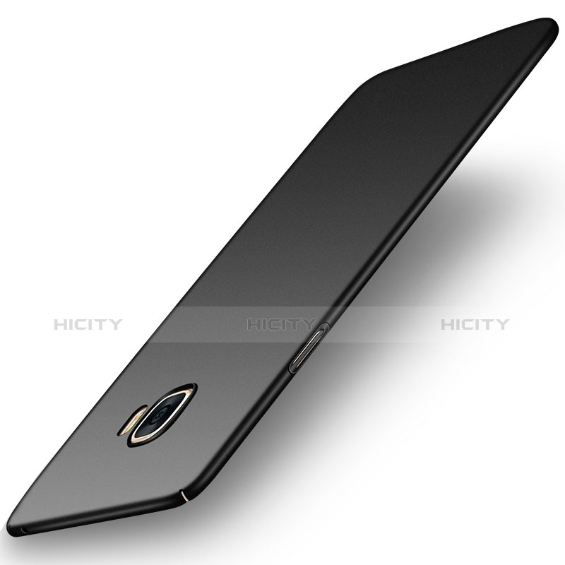 Handyhülle Hülle Kunststoff Schutzhülle Matt M06 für Samsung Galaxy C5 SM-C5000 Schwarz