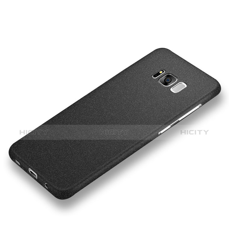 Handyhülle Hülle Kunststoff Schutzhülle Matt M06 für Samsung Galaxy S8 Plus Schwarz