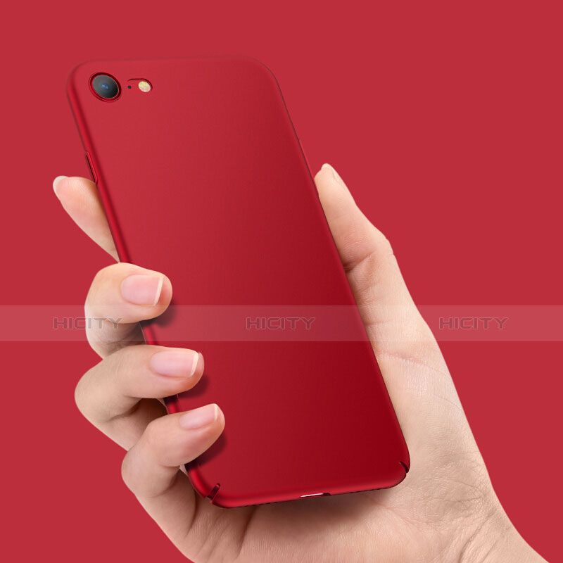 Handyhülle Hülle Kunststoff Schutzhülle Matt M07 für Apple iPhone 7 Rot