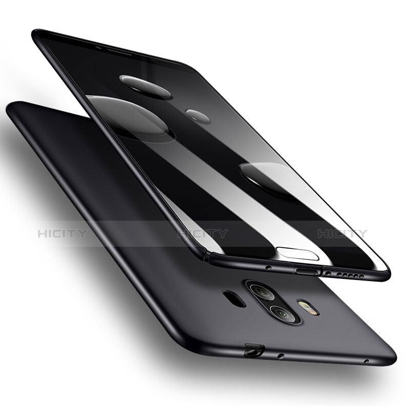 Handyhülle Hülle Kunststoff Schutzhülle Matt M07 für Huawei Mate 10 Schwarz