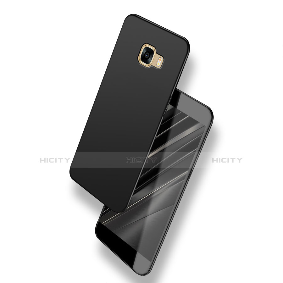 Handyhülle Hülle Kunststoff Schutzhülle Matt M07 für Samsung Galaxy C5 SM-C5000 Schwarz