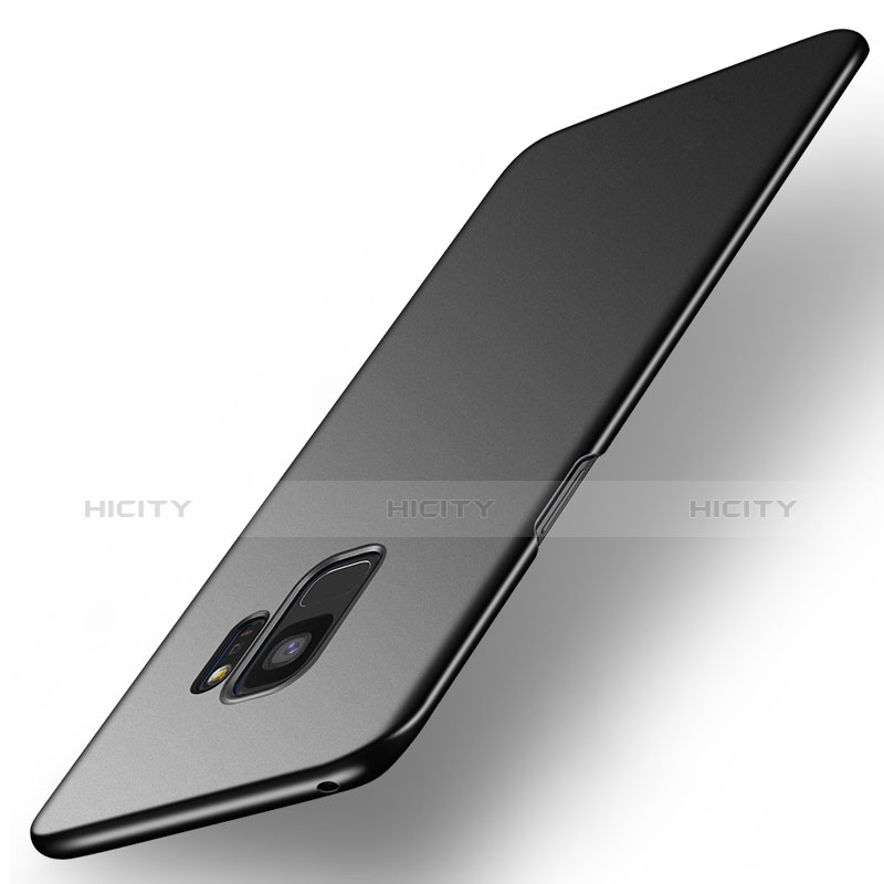 Handyhülle Hülle Kunststoff Schutzhülle Matt M07 für Samsung Galaxy S9 Schwarz