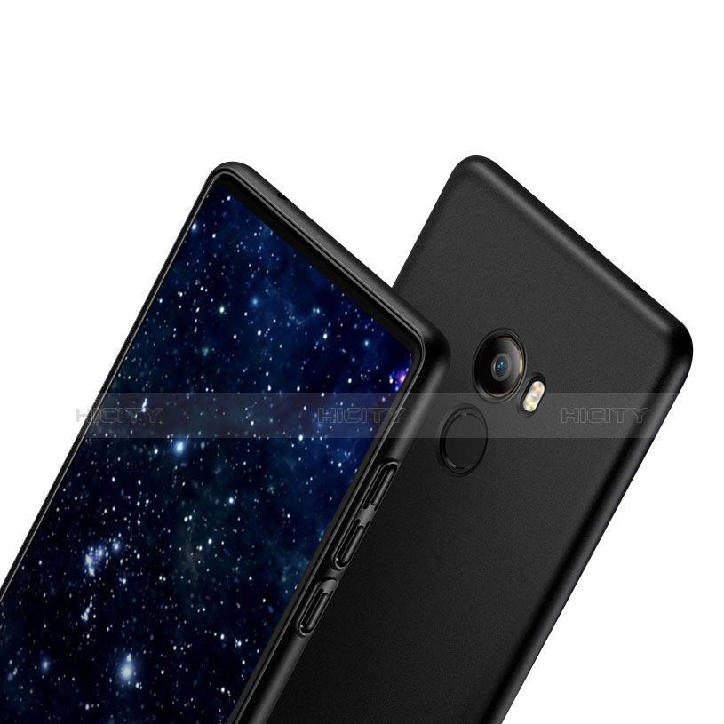 Handyhülle Hülle Kunststoff Schutzhülle Matt M07 für Xiaomi Mi Mix 2 Schwarz