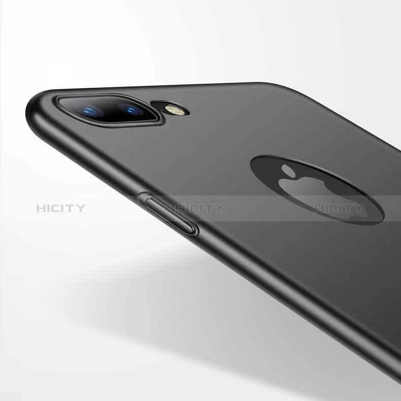 Handyhülle Hülle Kunststoff Schutzhülle Matt M08 für Apple iPhone 8 Plus Schwarz