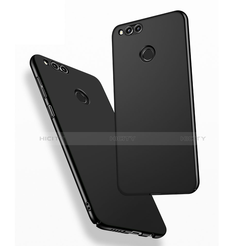 Handyhülle Hülle Kunststoff Schutzhülle Matt M08 für Huawei Honor 7X Schwarz