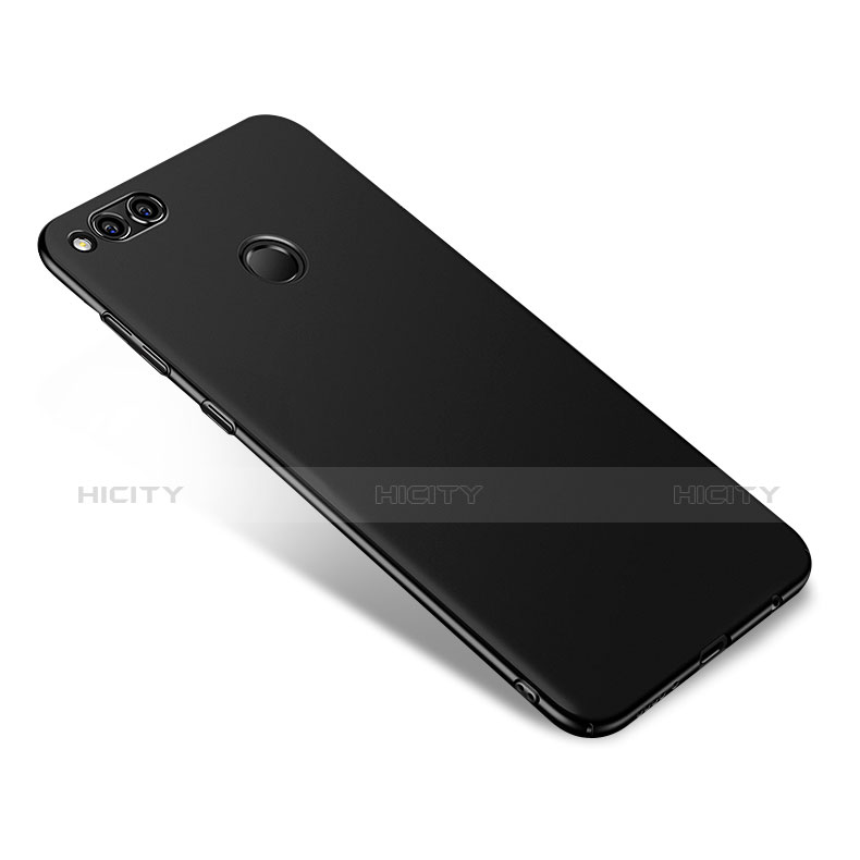 Handyhülle Hülle Kunststoff Schutzhülle Matt M08 für Huawei Honor 7X Schwarz