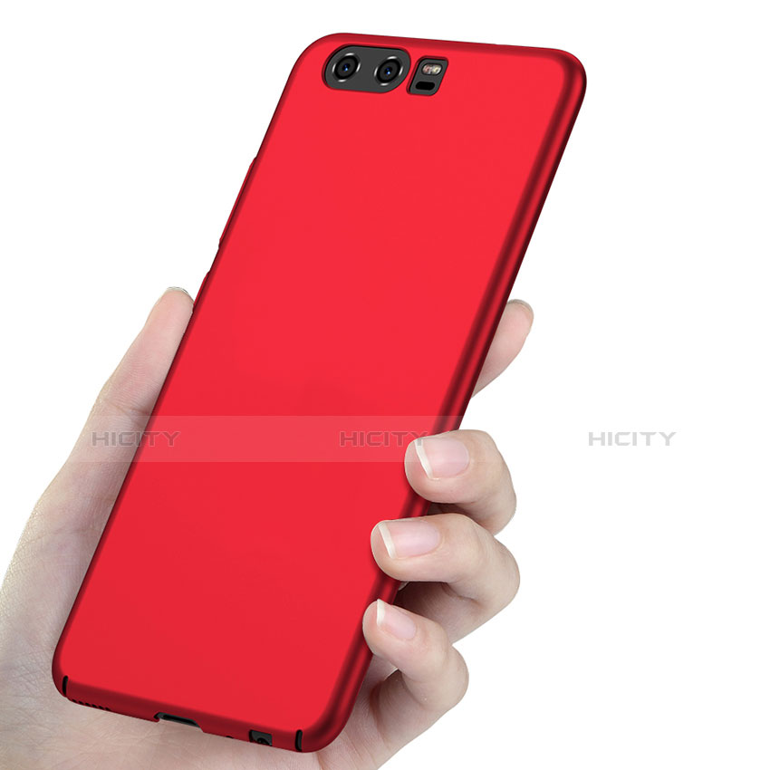 Handyhülle Hülle Kunststoff Schutzhülle Matt M08 für Huawei P10 Rot