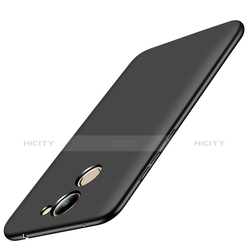 Handyhülle Hülle Kunststoff Schutzhülle Matt M08 für Huawei Y7 Prime Schwarz