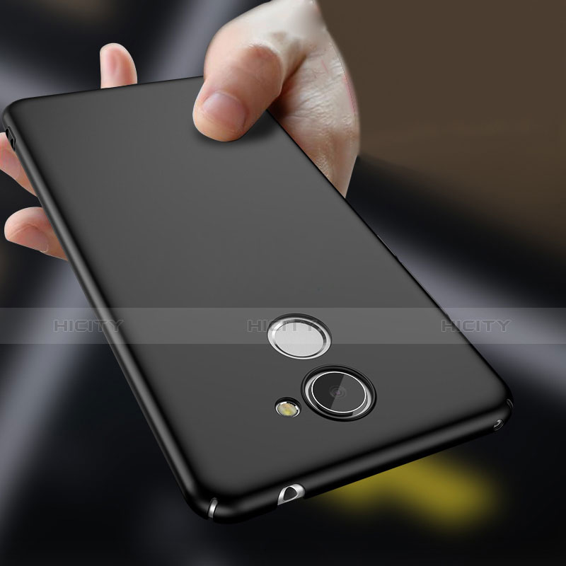 Handyhülle Hülle Kunststoff Schutzhülle Matt M09 für Huawei Enjoy 7 Plus Schwarz