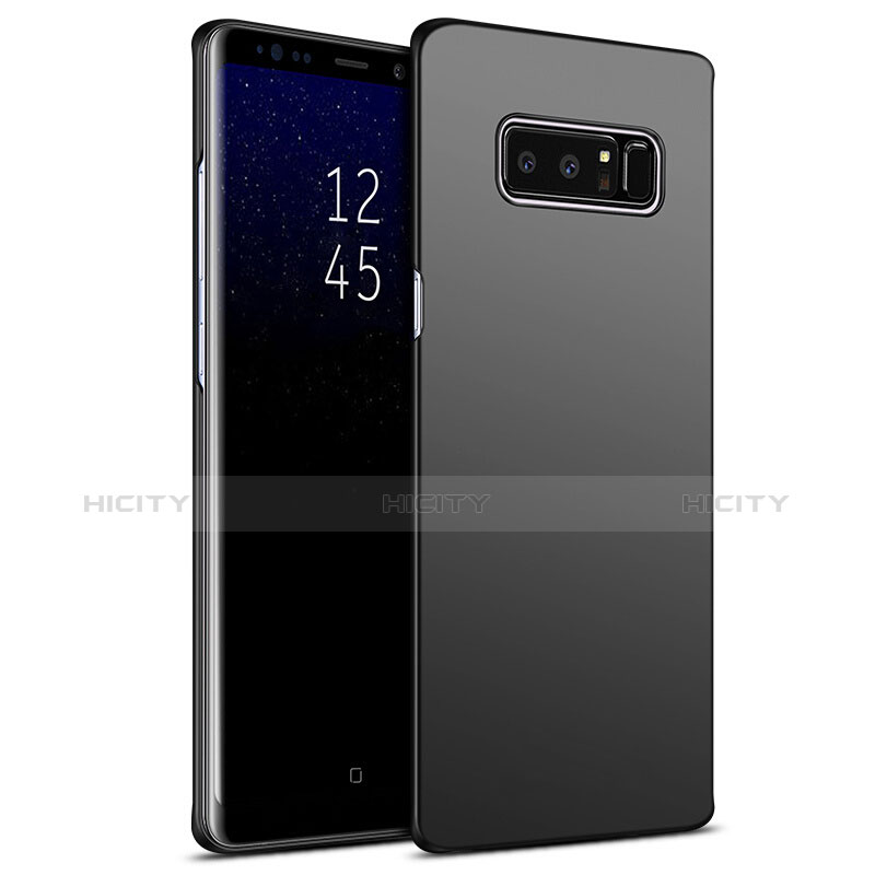 Handyhülle Hülle Kunststoff Schutzhülle Matt M09 für Samsung Galaxy Note 8 Duos N950F Schwarz