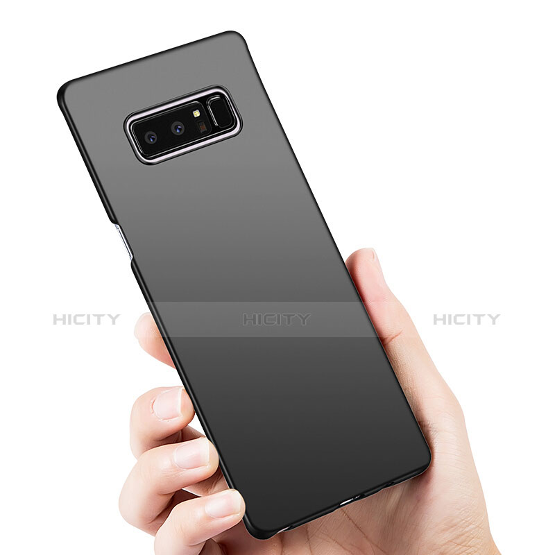 Handyhülle Hülle Kunststoff Schutzhülle Matt M09 für Samsung Galaxy Note 8 Duos N950F Schwarz