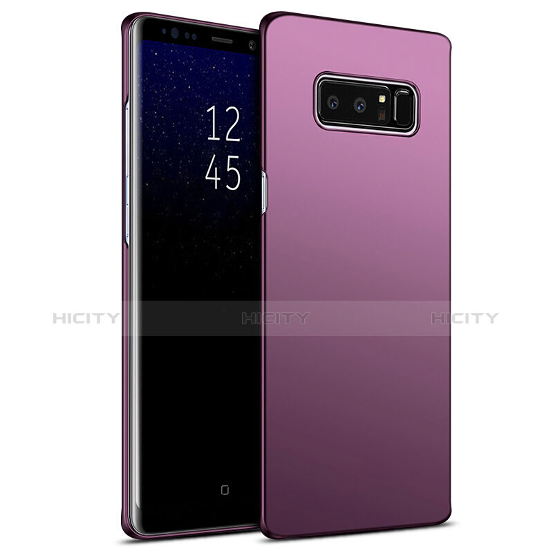 Handyhülle Hülle Kunststoff Schutzhülle Matt M09 für Samsung Galaxy Note 8 Duos N950F Violett