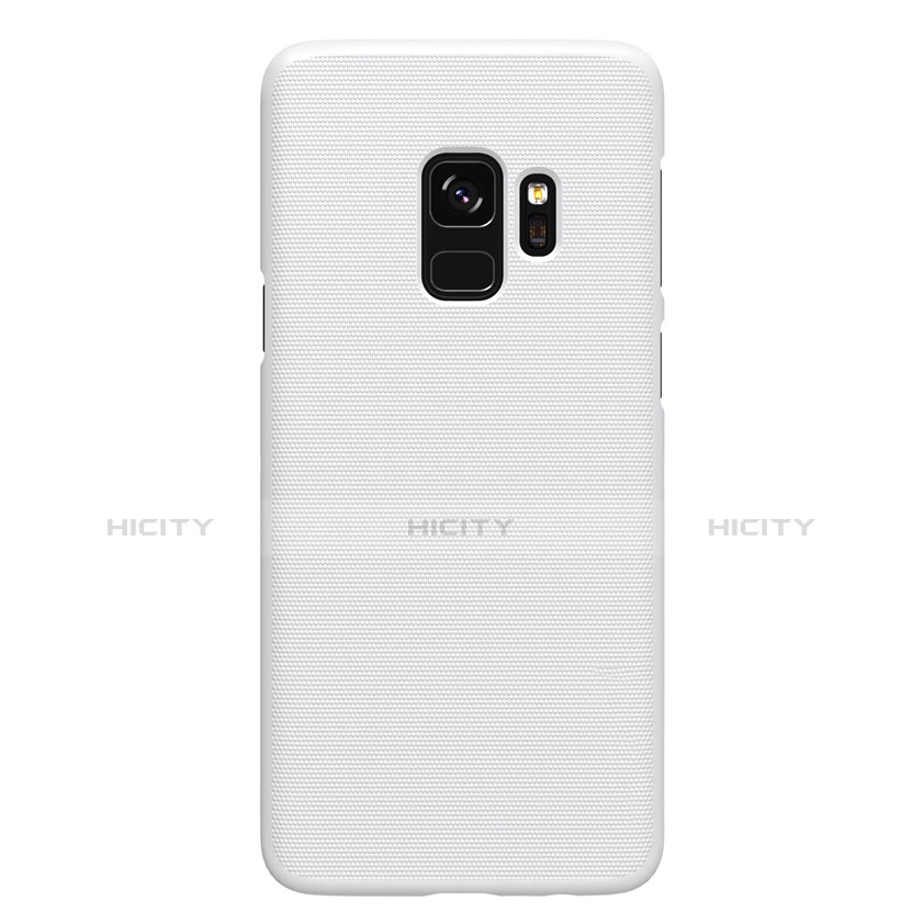 Handyhülle Hülle Kunststoff Schutzhülle Matt M09 für Samsung Galaxy S9 Weiß