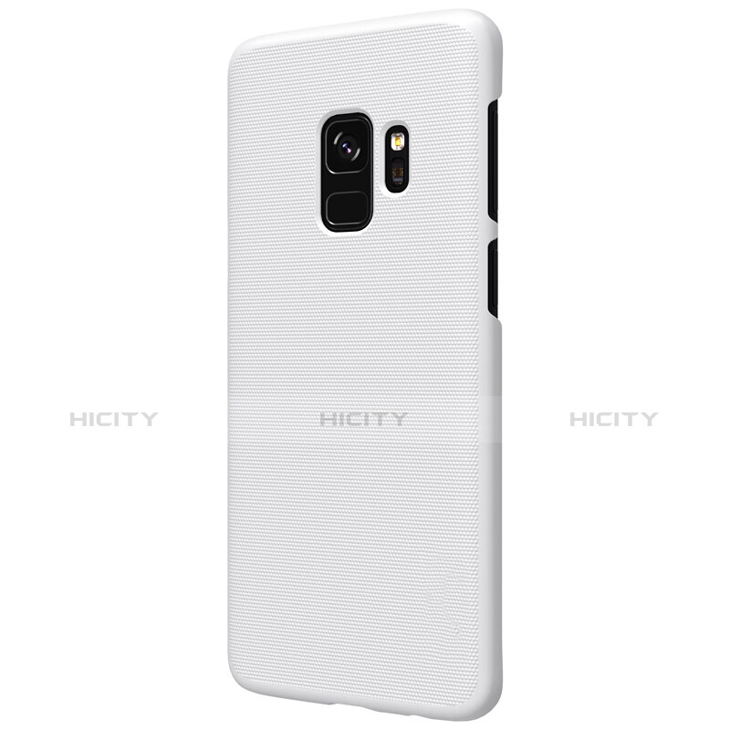 Handyhülle Hülle Kunststoff Schutzhülle Matt M09 für Samsung Galaxy S9 Weiß