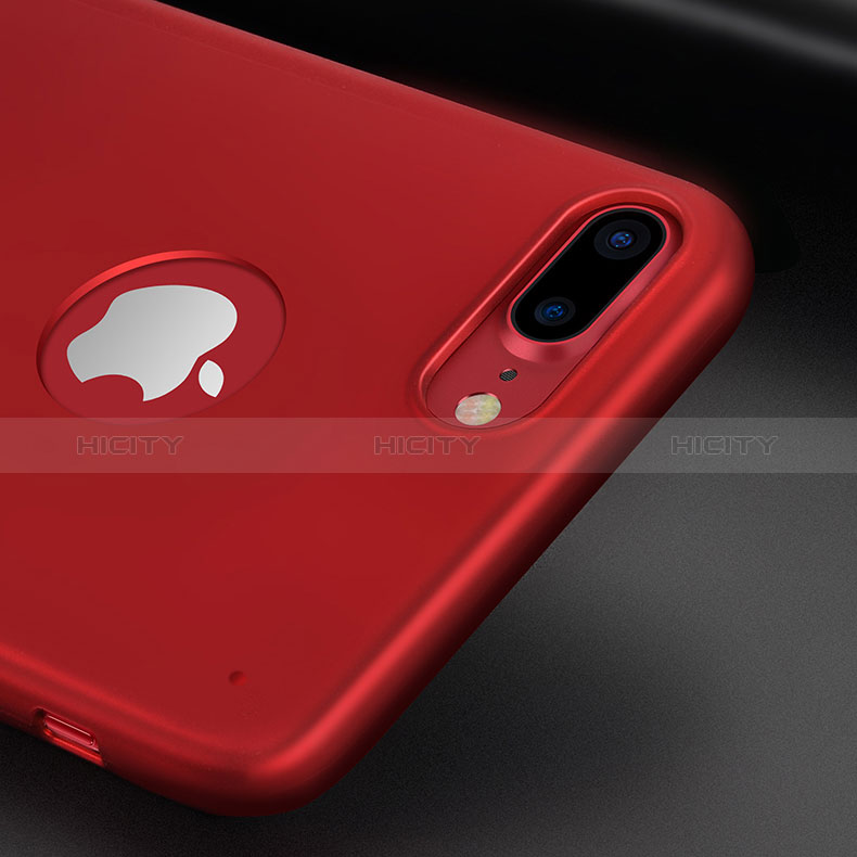 Handyhülle Hülle Kunststoff Schutzhülle Matt M11 für Apple iPhone 8 Plus Rot