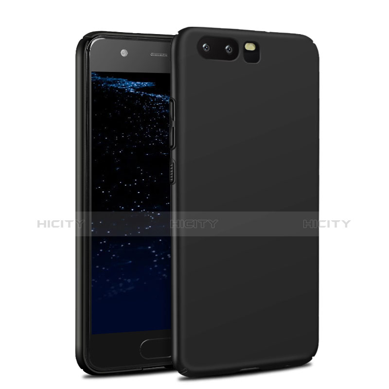 Handyhülle Hülle Kunststoff Schutzhülle Matt M11 für Huawei P10 Schwarz