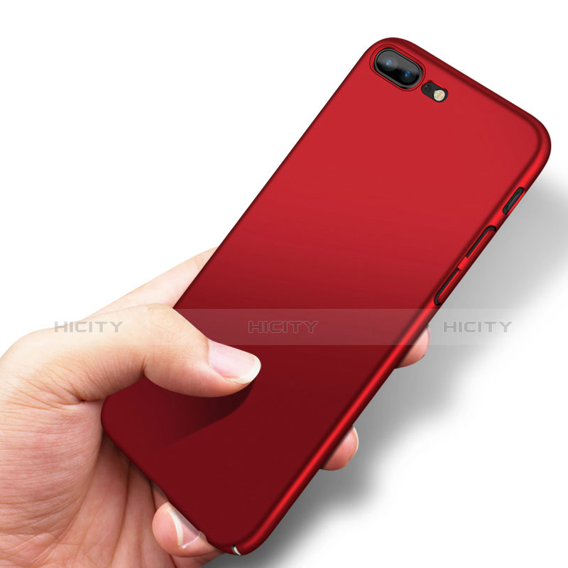 Handyhülle Hülle Kunststoff Schutzhülle Matt M12 für Apple iPhone 7 Plus Rot