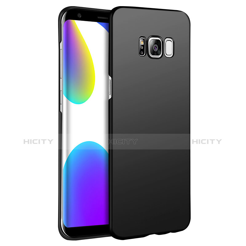 Handyhülle Hülle Kunststoff Schutzhülle Matt M12 für Samsung Galaxy S8 Plus Schwarz