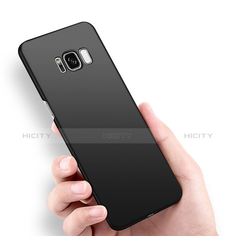 Handyhülle Hülle Kunststoff Schutzhülle Matt M12 für Samsung Galaxy S8 Plus Schwarz