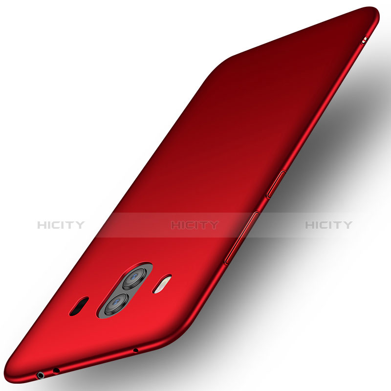 Handyhülle Hülle Kunststoff Schutzhülle Matt M14 für Huawei Mate 10 Rot