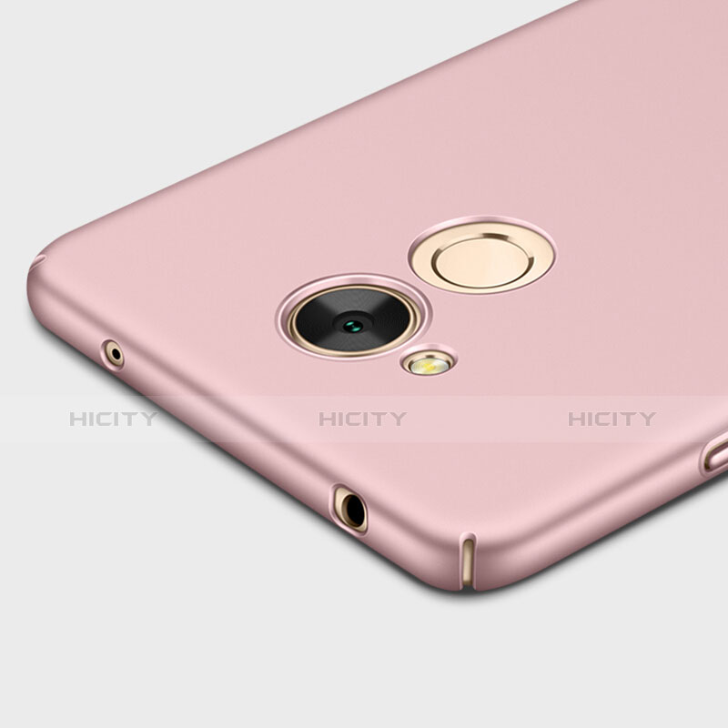 Handyhülle Hülle Kunststoff Schutzhülle Matt mit Fingerring Ständer für Huawei Honor 6A Rosa